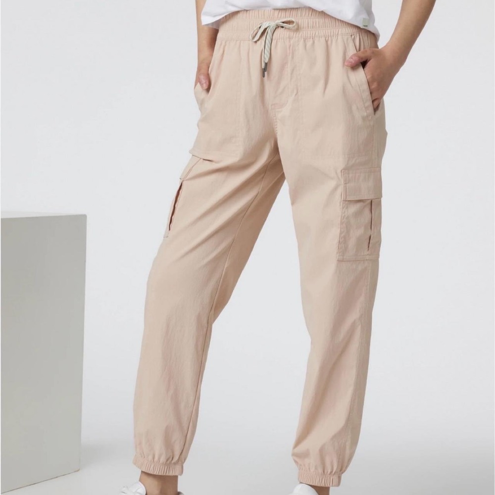 Vuori Womens Villa Jogger Khaki Tan Utility Cargo Pants VW494 XS